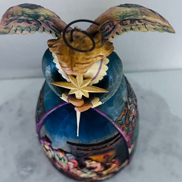 2005 Jim Shore Angel Nativity Scene A Star Shall Guide Us Hand-Painted Details 1 - Picture 7 of 10